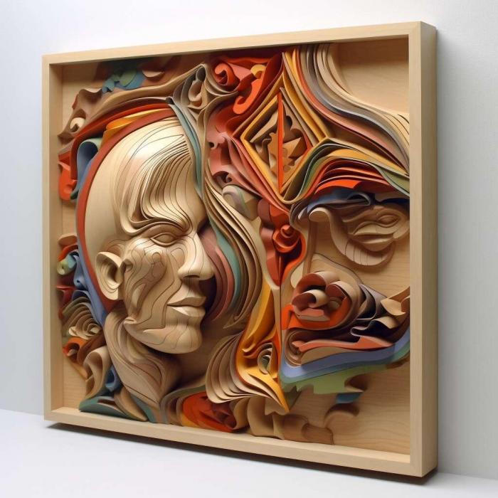 نموذج ثلاثي الأبعاد لآلة CNC 3D Art 